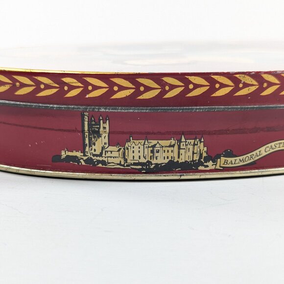 1953 Coronation Souvenir Queen Elizabeth & Prince Philip BISCUIT TIN, Carr & Co - Picture 9 of 13